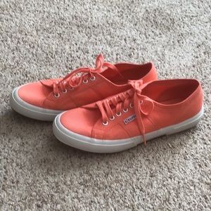 Superga Sneakers. Size 9.5 Color:pale orange/coral